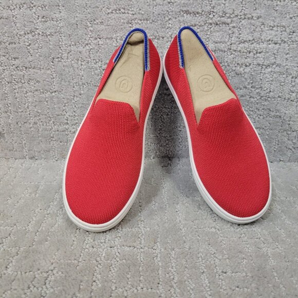 Rothy’s The Kids Sneaker Unisex US 1 Red Lollipop Round Toe Slip On Shoes - Picture 1 of 10